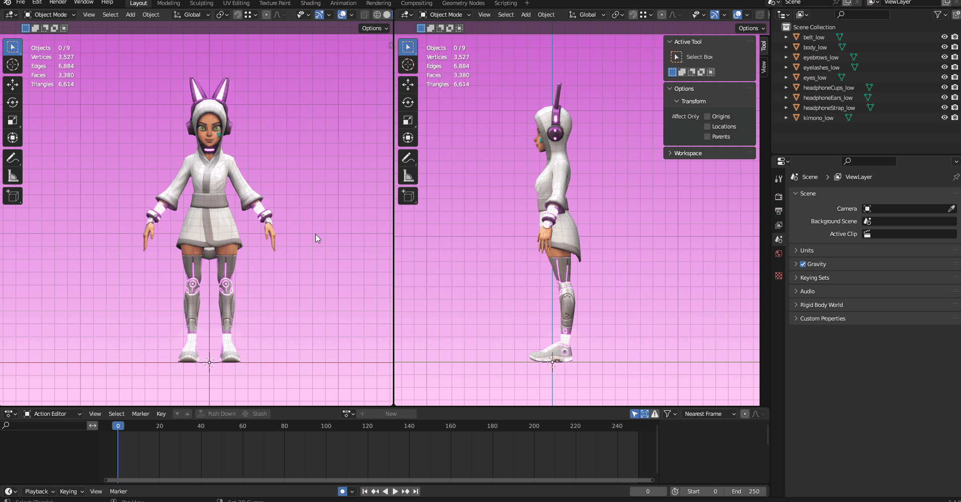 Cute Character In Blender 2.83 [ Part 1, Modelling And Rigging] 