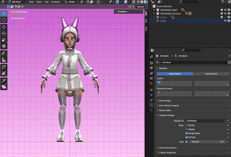 Cute Character In Blender 2.83 [ Part 1, Modelling And Rigging] 